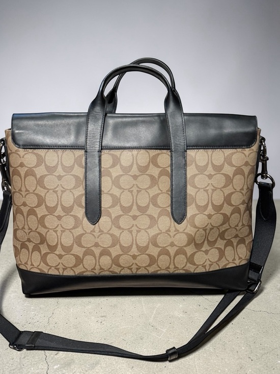 Coach Metropolitan Brief 40 in signature coated canvas - Picture 4 of 13